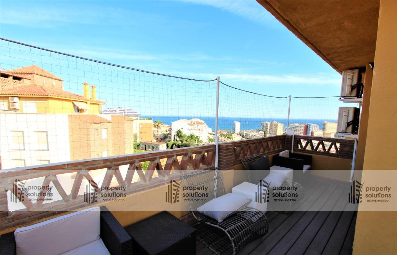 Atico Deluxe - Gran Terraza Con Vistas Panoramicas - Piscina - Parking Gratis Apartment Benalmadena Exterior photo